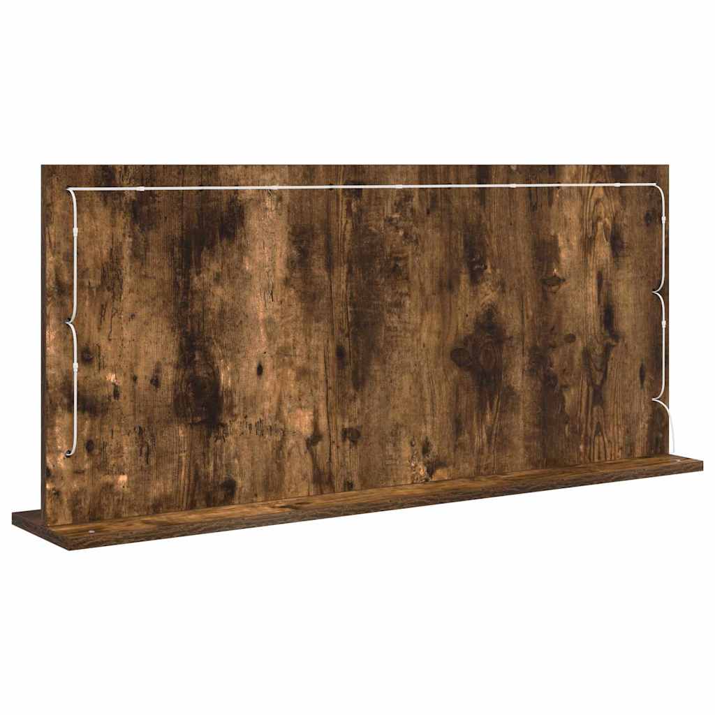 Waschtischspiegel Geräucherte Eiche 100 x 45 x 18 cm