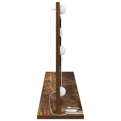 Waschtischspiegel Geräucherte Eiche 100 x 45 x 18 cm