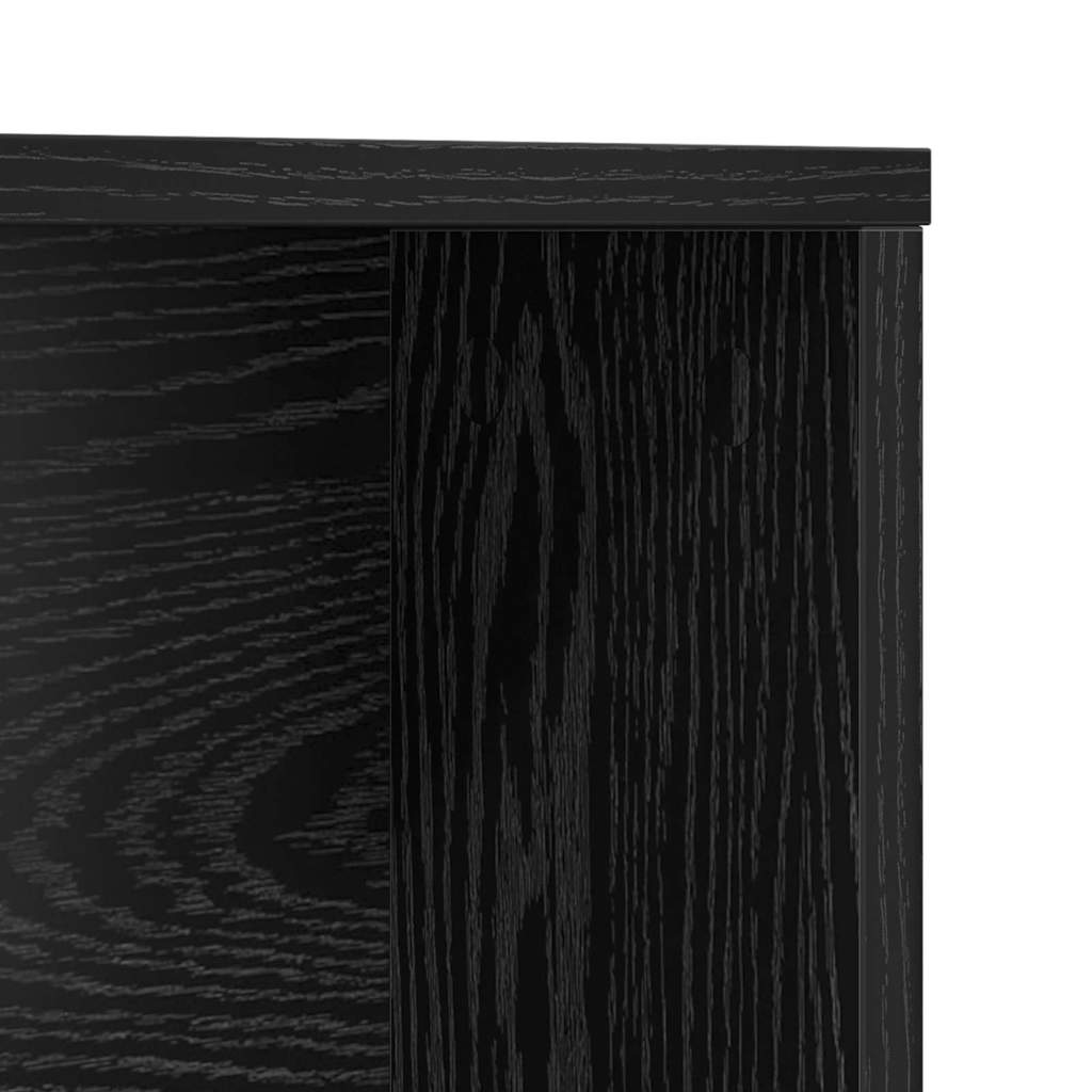 Schreibtisch Schwarze Eiche 91 x 50 x 149 cm Holzwerkstoff