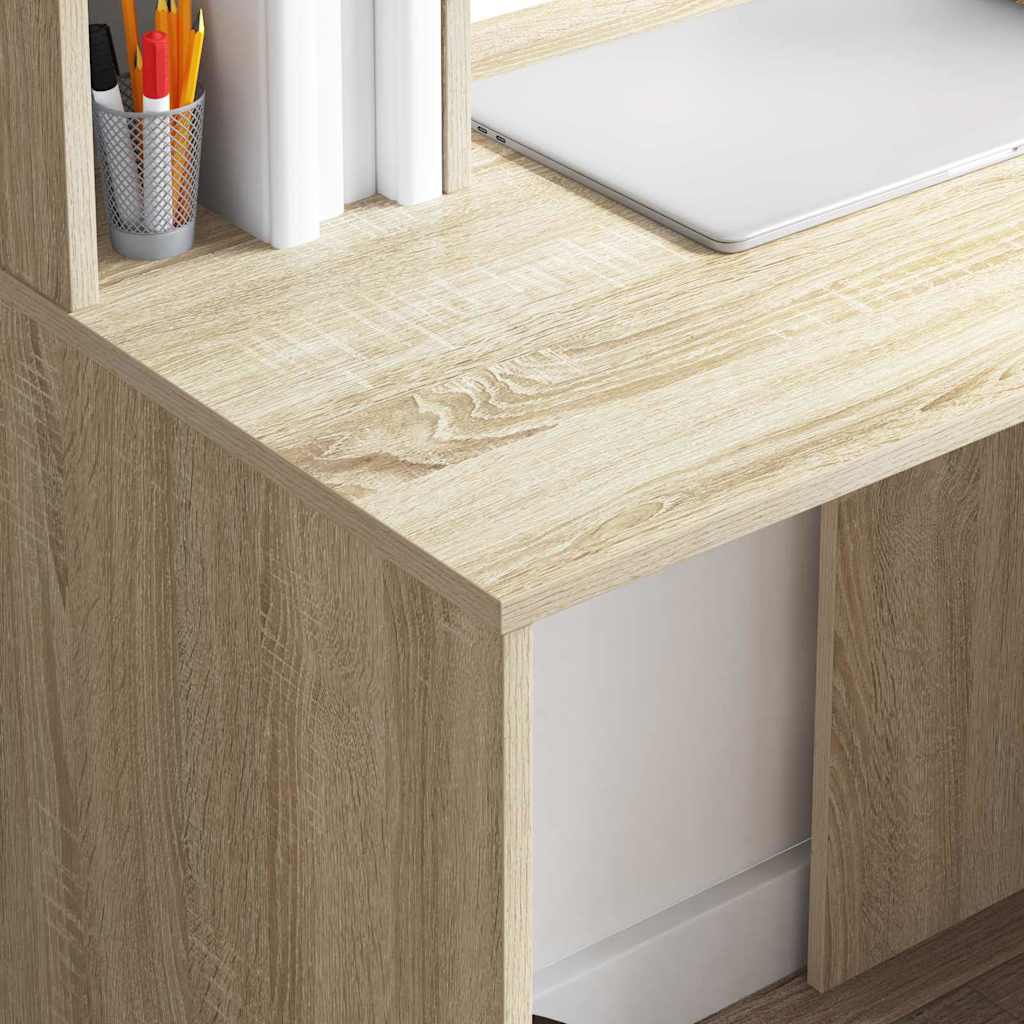 Schreibtisch Sonoma Eiche 91 x 50 x 149 cm Holzwerkstoff