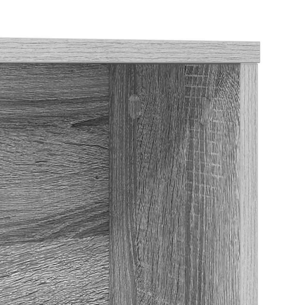 Schreibtisch Grau Sonoma 91 x 50 x 149 cm Holzwerkstoff