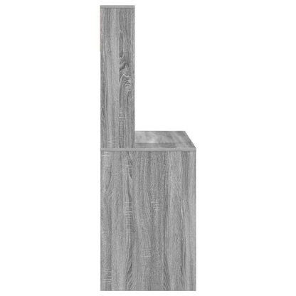 Schreibtisch Grau Sonoma 91 x 50 x 149 cm Holzwerkstoff
