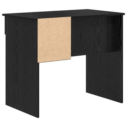 Schreibtisch Schwarz Eichen-Optik 90 x 49 x 75 cm Holzwerkstoff