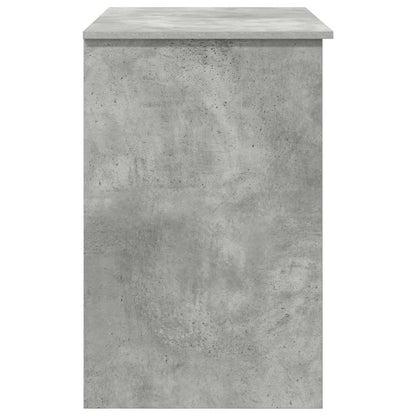 Schreibtisch mit Regal Beton Grau 90 x 49 x 75 cm Holzwerkstoff