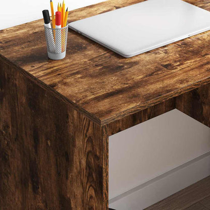 Schreibtisch Räuchereiche 90 x 49,5 x 75 cm Holzwerkstoff