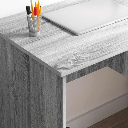 Schreibtisch Grau Sonoma 90 x 49,5 x 75 cm Holzwerkstoff