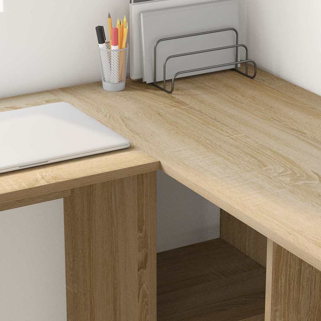 Schreibtisch Sonoma Eiche 142 x 102 x 73 cm Holzwerkstoff