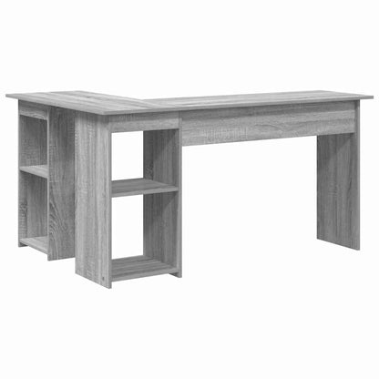 Schreibtisch Grau Sonoma 142 x 102 x 73 cm Holzwerkstoff