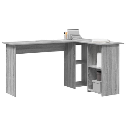 Schreibtisch Grau Sonoma 142 x 102 x 73 cm Holzwerkstoff