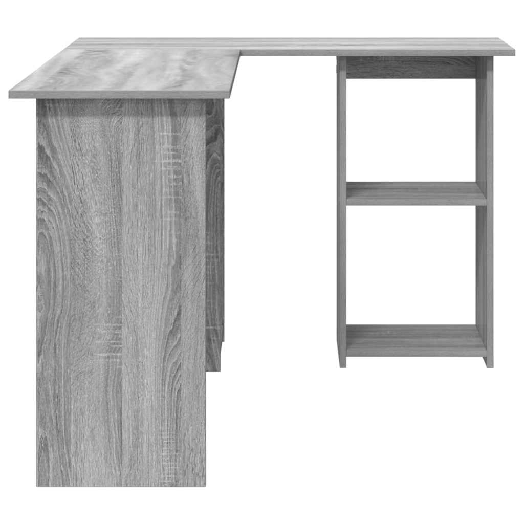Schreibtisch Grau Sonoma 142 x 102 x 73 cm Holzwerkstoff
