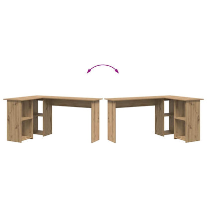 Schreibtisch Artisan-Eiche 142 x 102 x 73 cm Holzwerkstoff
