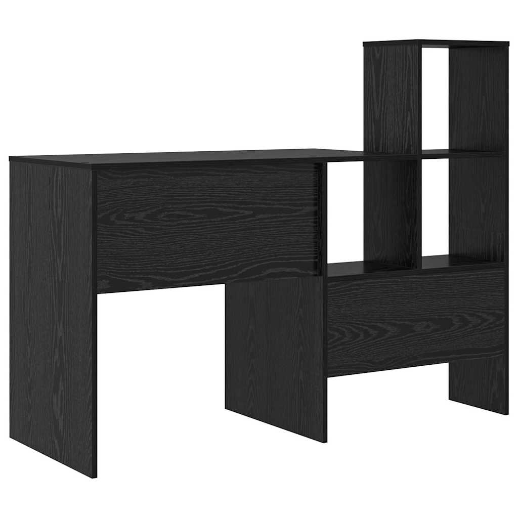 Schreibtisch Schwarze Eiche 131,5 x 50 x 106,5 cm Holzwerkstoff