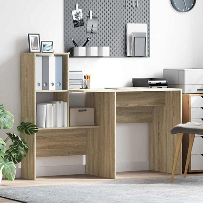 Schreibtisch Sonoma Eiche 131,5 x 50 x 106,5 cm Holzwerkstoff