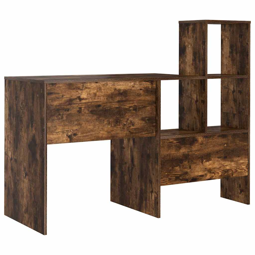 Schreibtisch Räuchereiche 131,5 x 50 x 106,5 cm Holzwerkstoff