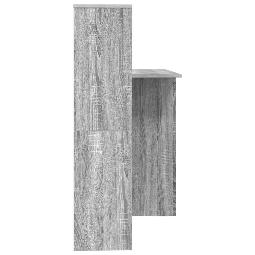 Schreibtisch Grau Sonoma 131,5 x 50 x 106,5 cm Holzwerkstoff