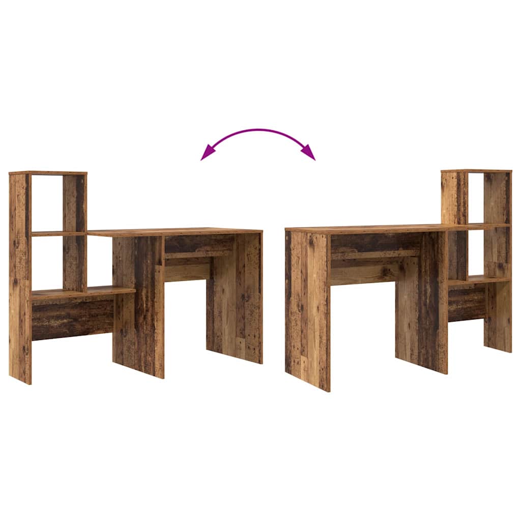 Schreibtisch Altholz 131,5 x 50 x 106,5 cm Holzwerkstoff