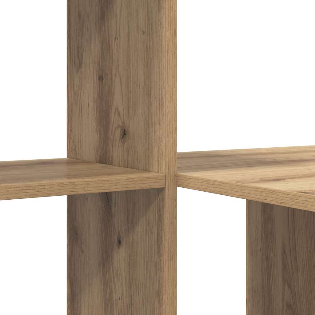 Schreibtisch mit Regal Eiche handwerklich 131,5 x 50 x 106,5 cm