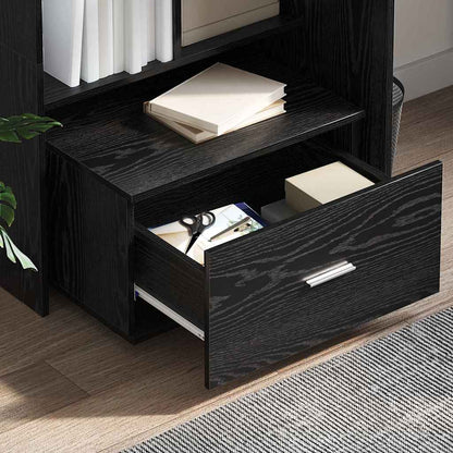 Schubladenschrank Schwarz 55 x 45 x 33,5 cm Holzwerkstoff