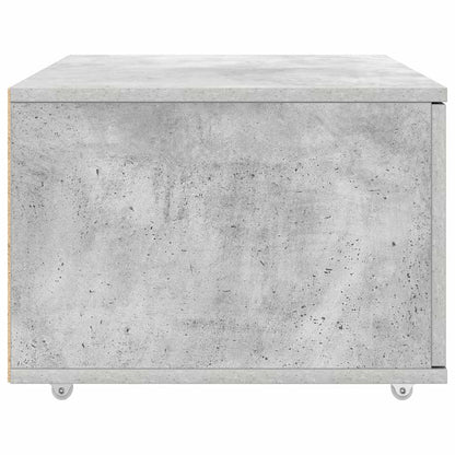 Schubladenschrank mit Rad Grau 55 x 45 x 33,5 cm Holzwerkstoff