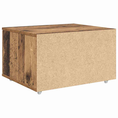 Schubladenschrank mit Rad Braun 55 x 45 x 33,5 cm Holzwerkstoff
