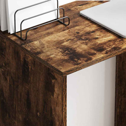 Schreibtisch Räuchereiche 78,5 x 37 x 154,5 cm Holzwerkstoff