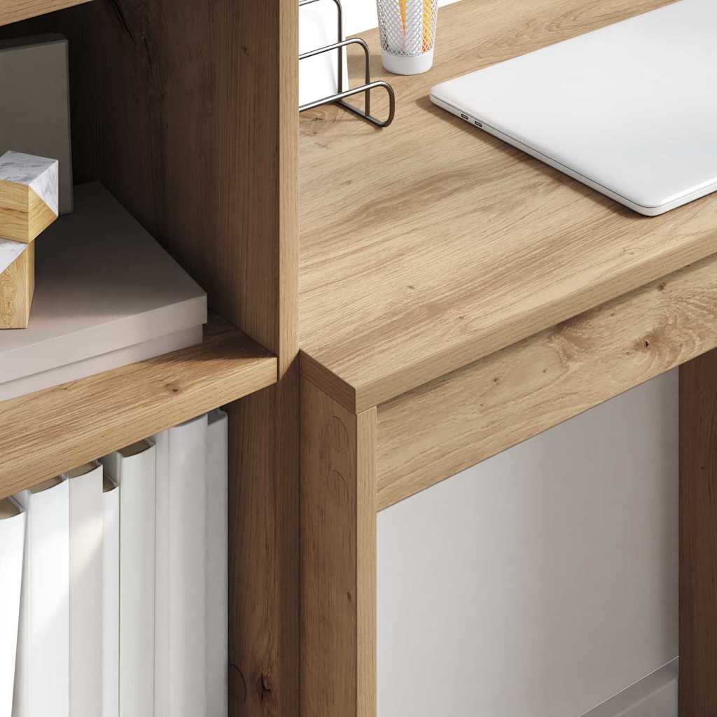Schreibtisch Eiche handwerklich 70 x 40 x 76 cm Holzwerkstoff