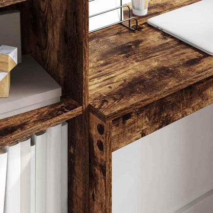 Schreibtisch Räuchereiche 80 x 40 x 76 cm Holzwerkstoff