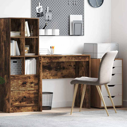 Schreibtisch Räuchereiche 80 x 40 x 76 cm Holzwerkstoff