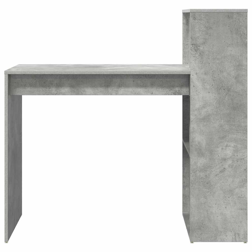 Schreibtisch Beton Grau 108 x 55 x 103.5 cm Holzwerkstoff