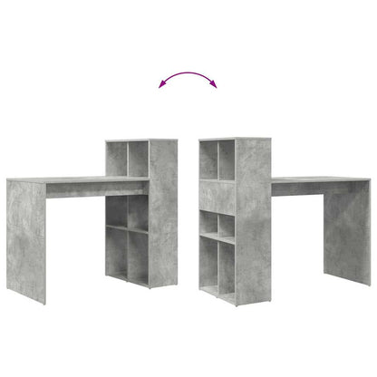 Schreibtisch Beton Grau 108 x 55 x 103.5 cm Holzwerkstoff
