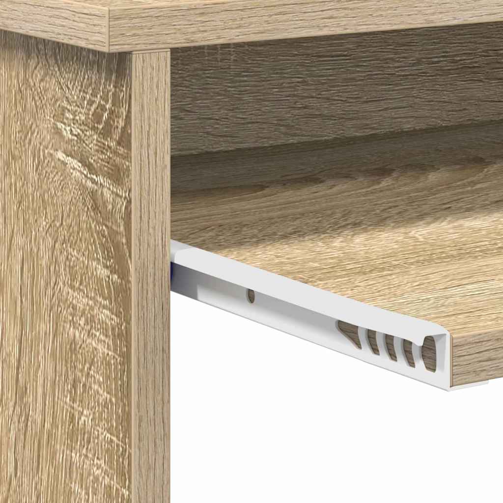 Schreibtisch Sonoma-Eiche 106 x 41 x 88.5 cm Holzwerkstoff