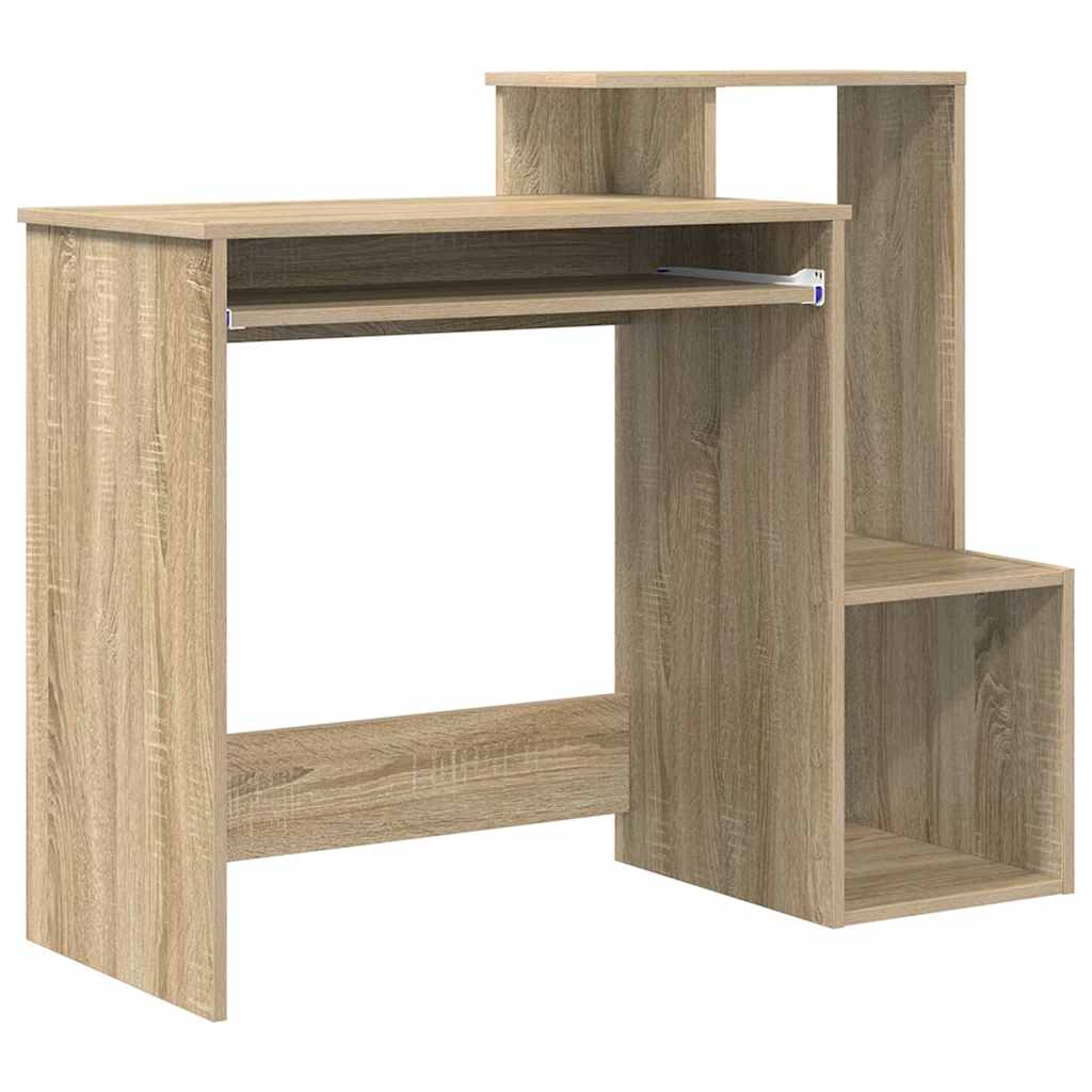 Schreibtisch Sonoma-Eiche 106 x 41 x 88.5 cm Holzwerkstoff