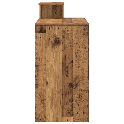 Schreibtisch mit Regal Altholz 106 x 41 x 88.5 cm Holzwerkstoff