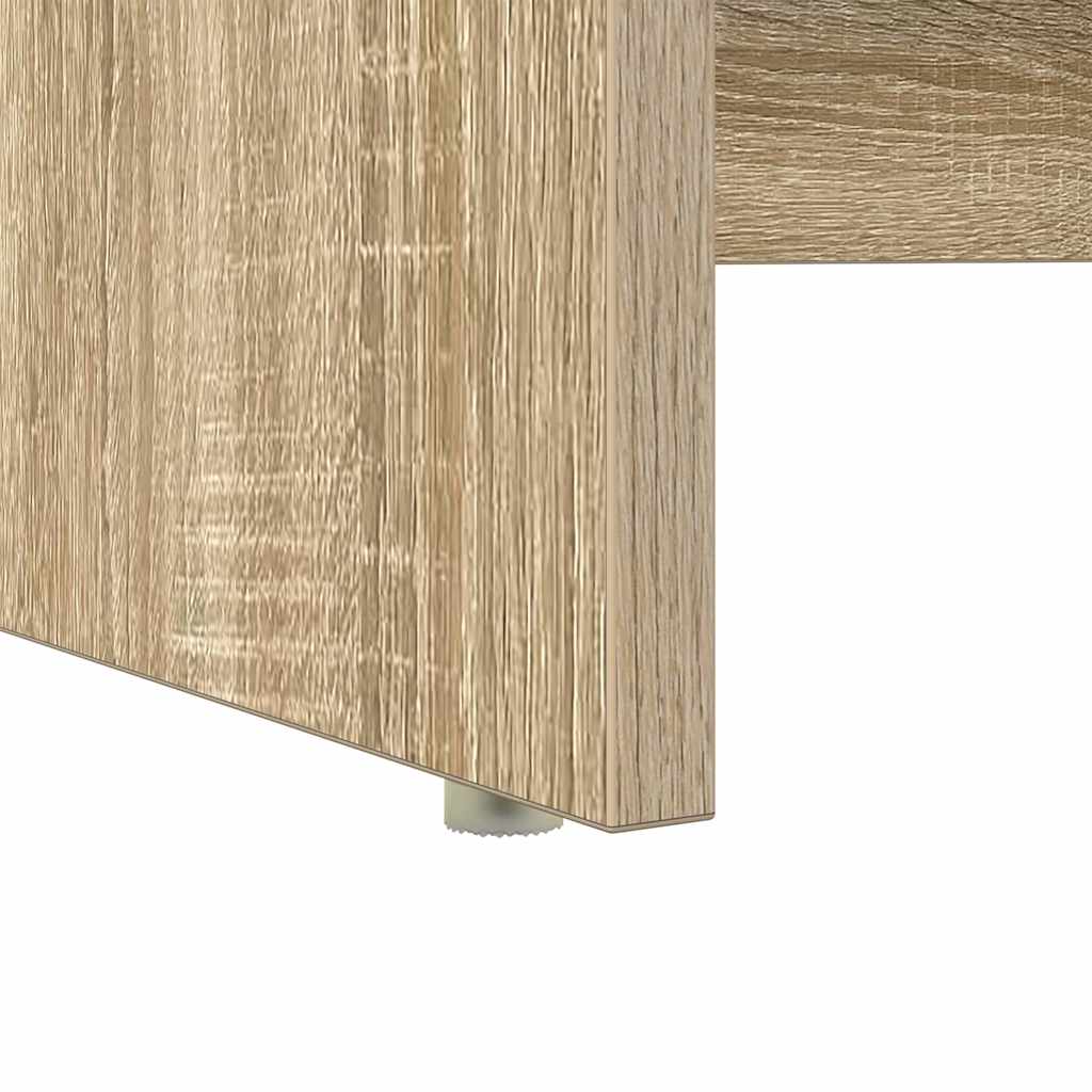 Schreibtisch Sonoma-Eiche 120,5 x 44 x 88,5 cm Holzwerkstoff