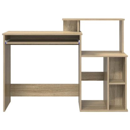 Schreibtisch Sonoma-Eiche 120,5 x 44 x 88,5 cm Holzwerkstoff