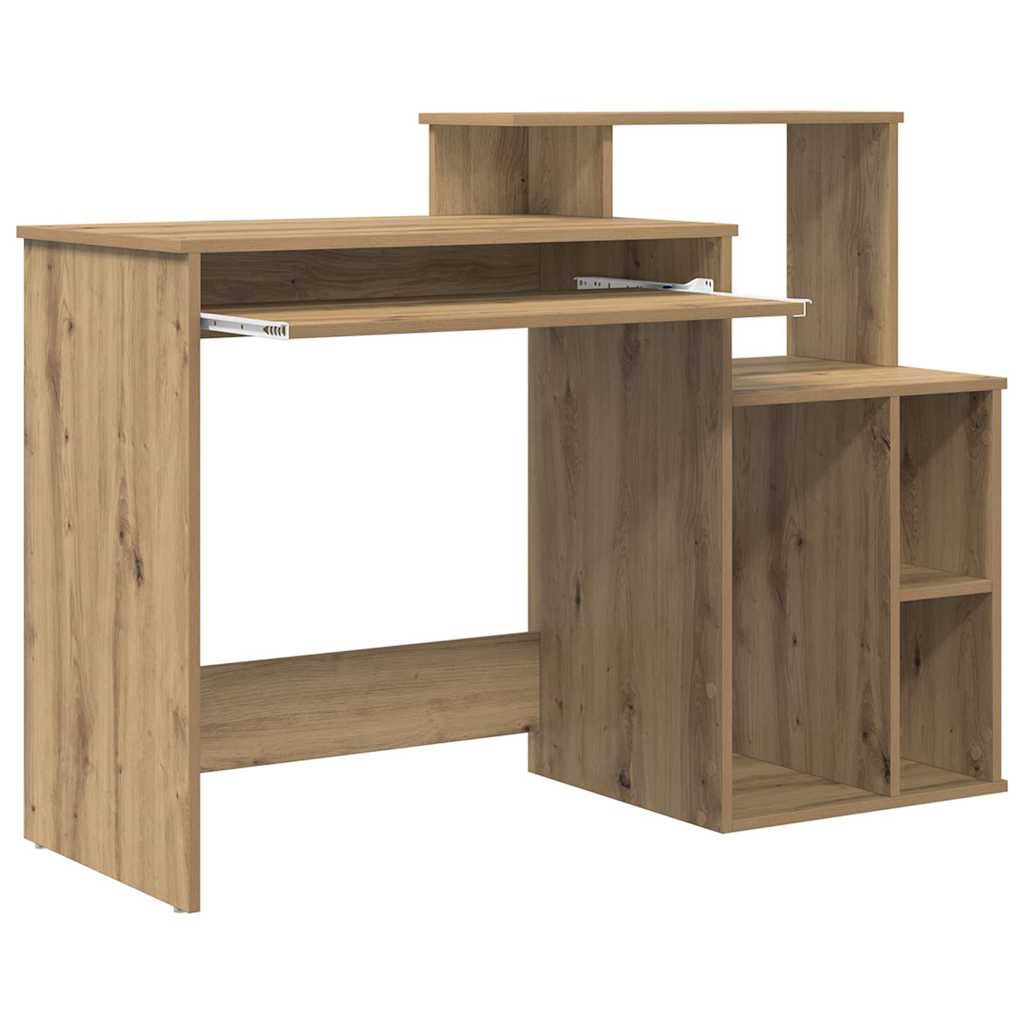 Schreibtisch Artisan-Eiche 120,5 x 44 x 88,5 cm Holzwerkstoff