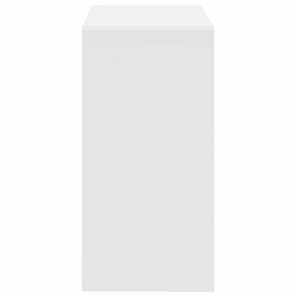 Schreibtisch mit Speicher Weiß 90 x 37,5 x 75 cm Holzwerkstoff