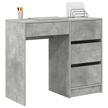 Schreibtisch Beton Grau 90 x 37,5 x 75 cm Holzwerkstoff