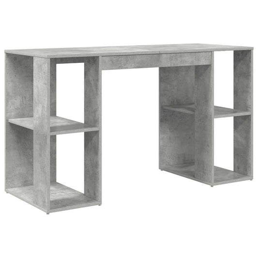 Schreibtisch Beton Grau 130 x 50.5 x 75 cm Holzwerkstoff