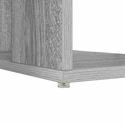 Schreibtisch Graues Sonoma 130 x 50.5 x 75 cm Holzwerkstoff
