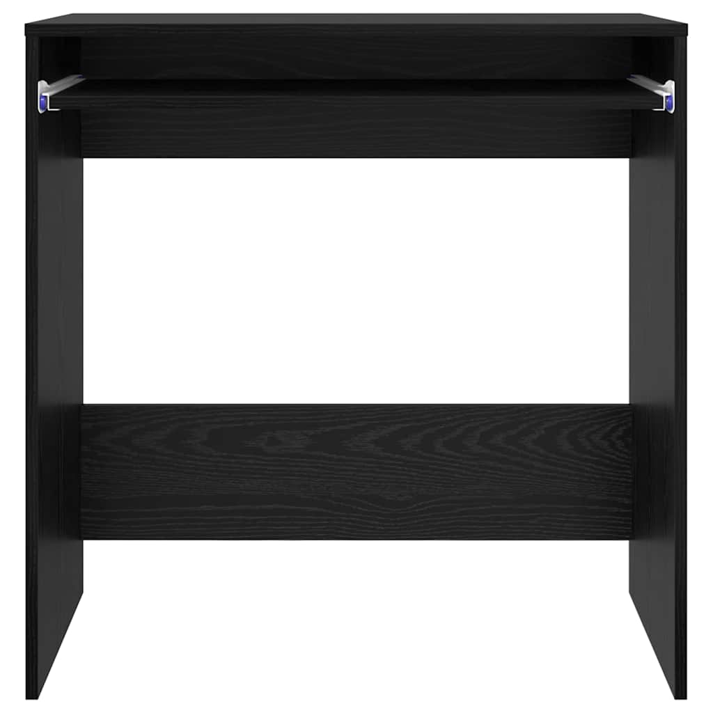 Schreibtisch Schwarz Eichen-Optik 77,5 x 43 x 79 cm