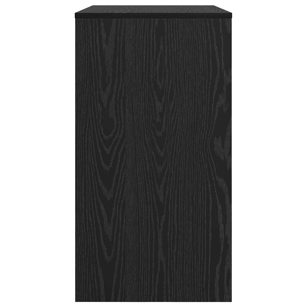 Schreibtisch Schwarz Eichen-Optik 77,5 x 43 x 79 cm