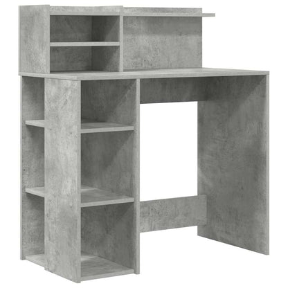 Schreibtisch Beton Grau 90 x 48 x 101,5 cm Holzwerkstoff