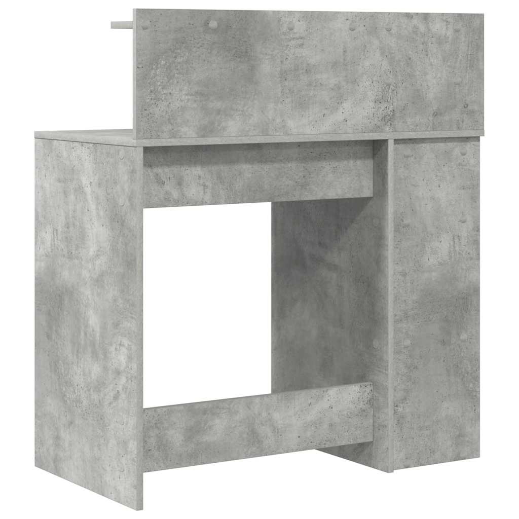 Schreibtisch Beton Grau 90 x 48 x 101,5 cm Holzwerkstoff