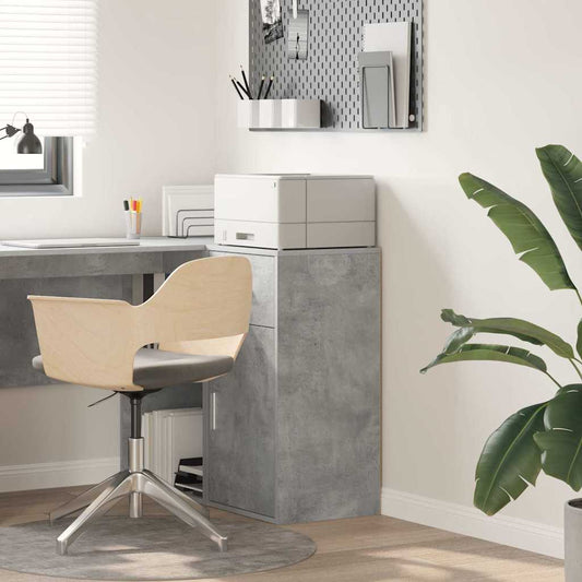 Sideboard Betongrau 38 x 34,5 x 75 cm Holzwerkstoff