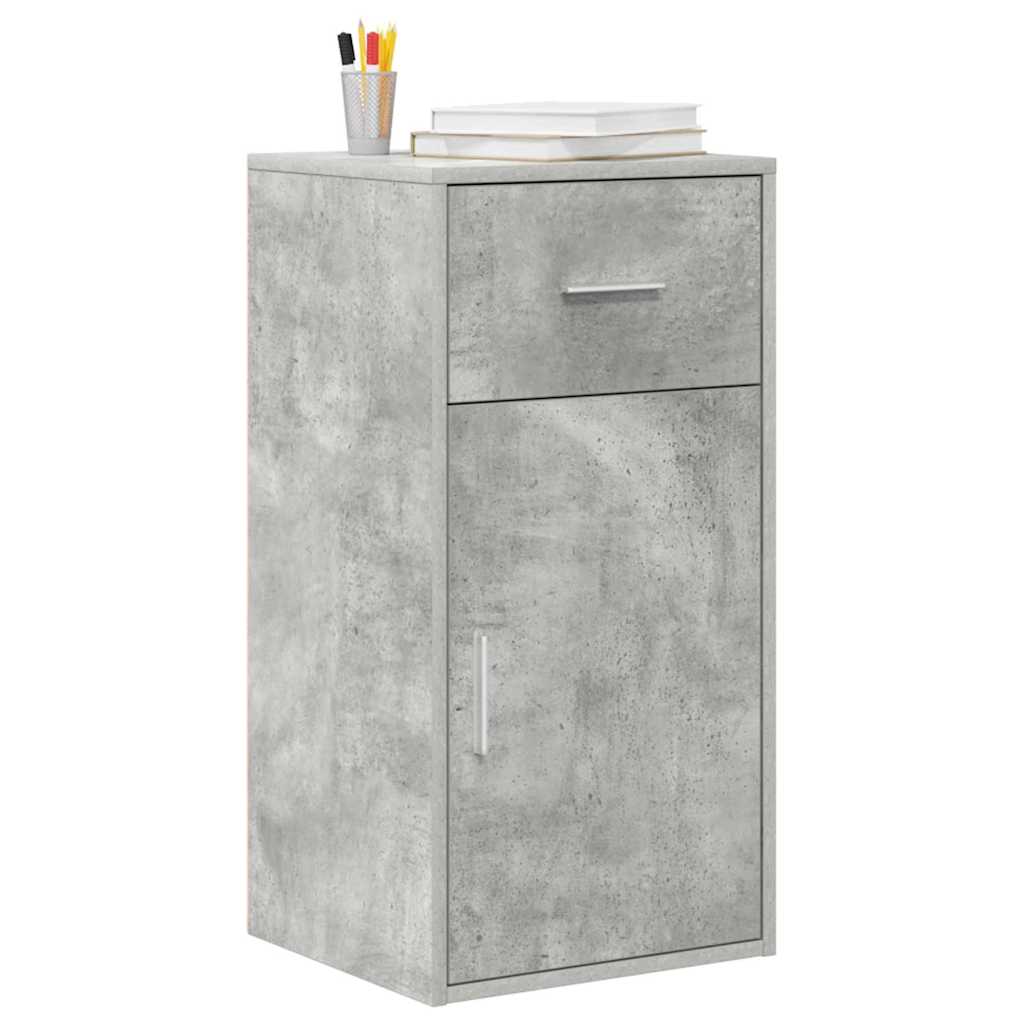 Sideboard Betongrau 38 x 34,5 x 75 cm Holzwerkstoff
