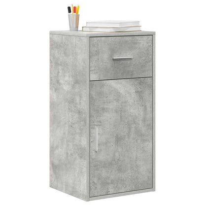 Sideboard Betongrau 38 x 34,5 x 75 cm Holzwerkstoff