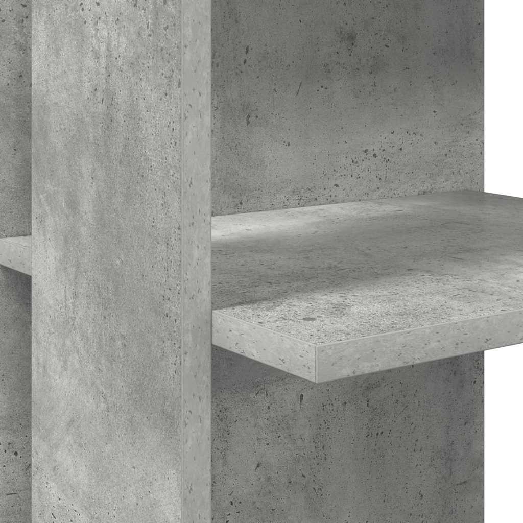 Eck-Schreibtisch Beton Grau 140 x 113,5 x 75 cm Holzwerkstoff