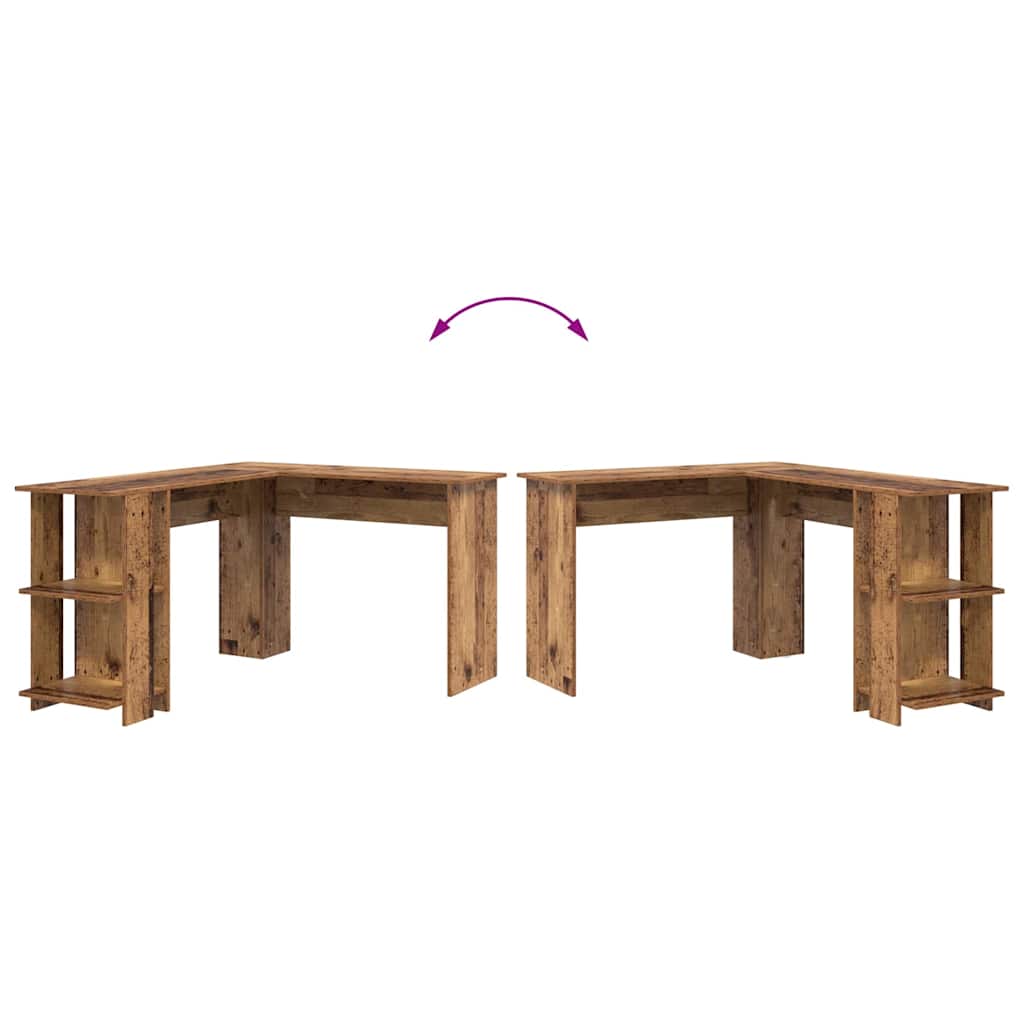 Eck-Schreibtisch Altholz 140 x 113,5 x 75 cm Holzwerkstoff