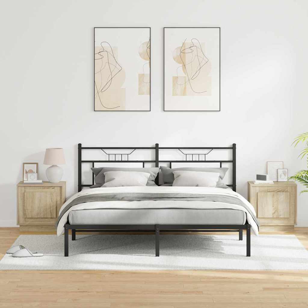 Nachttisch 2 pcs Sonoma Eiche 44 x 34.5 x 45 cm Holzwerkstoff